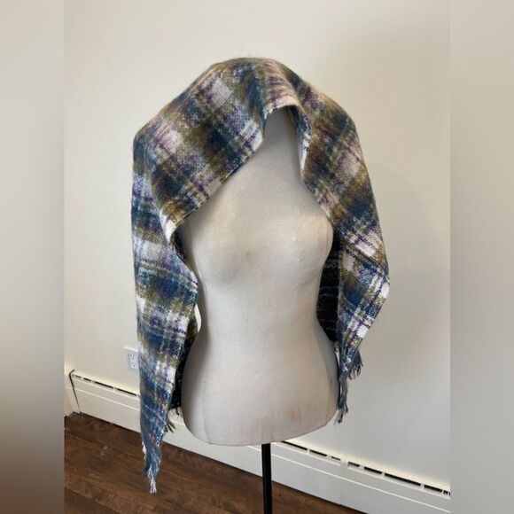 60’’x22’’ || SIMONS mix of mohair scarf || made in France || Colourful scarves - Picture 7 of 8